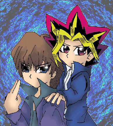 Chibi Kaiba mit Yugi
