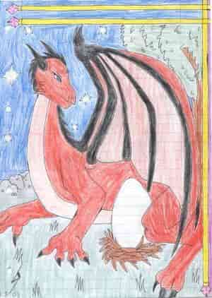 Drachen-Mutter