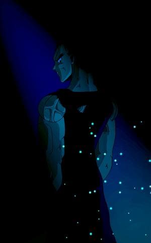 Vegeta im Lichtschein