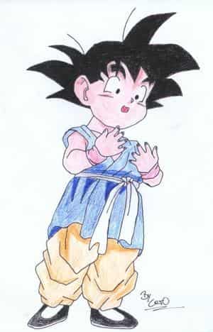 Goku wieder klein