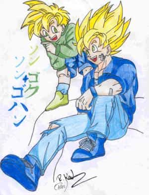 SSJ Son Gohan & SSJ Son Goku
