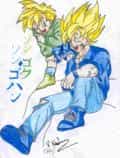 SSJ Son Gohan & SSJ Son Goku