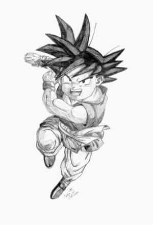 Son Goku klein aber stark