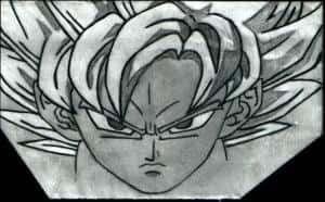 Son Goku`s ernst zu nehmender Blick