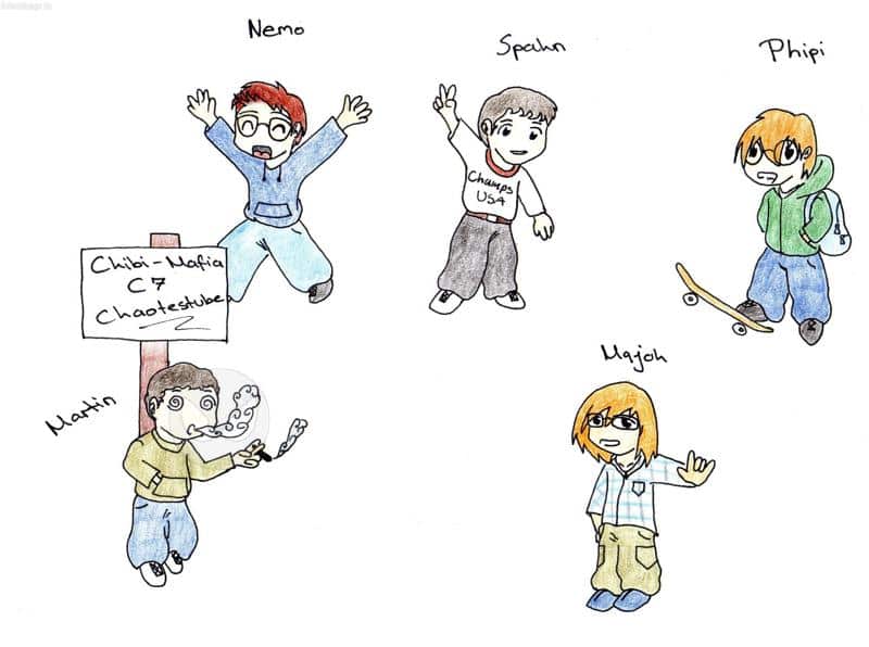 hier kommt die chibi-mafia C7 chaotestube