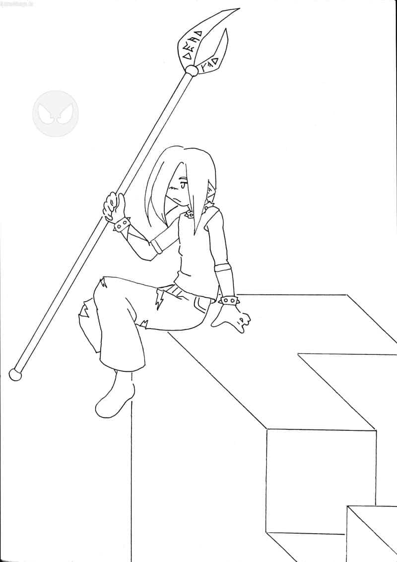 Hylian Naze (Outlines)