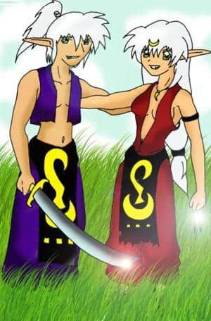 grüne augen weisses haar