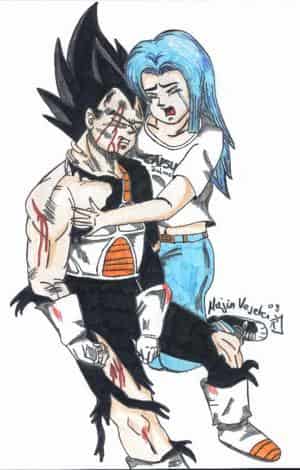 Bulma trauert um Vegeta (2)