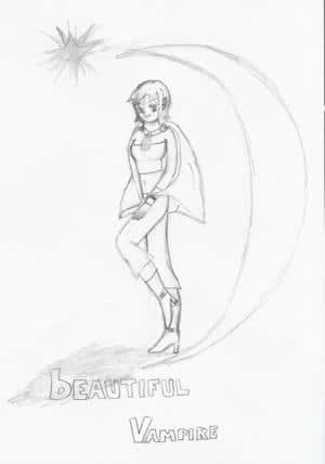 beautiful vampire