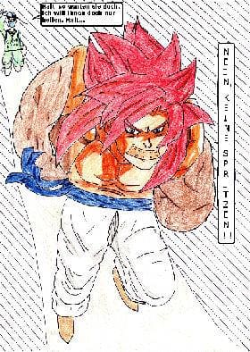 Gogeta auf der Flucht