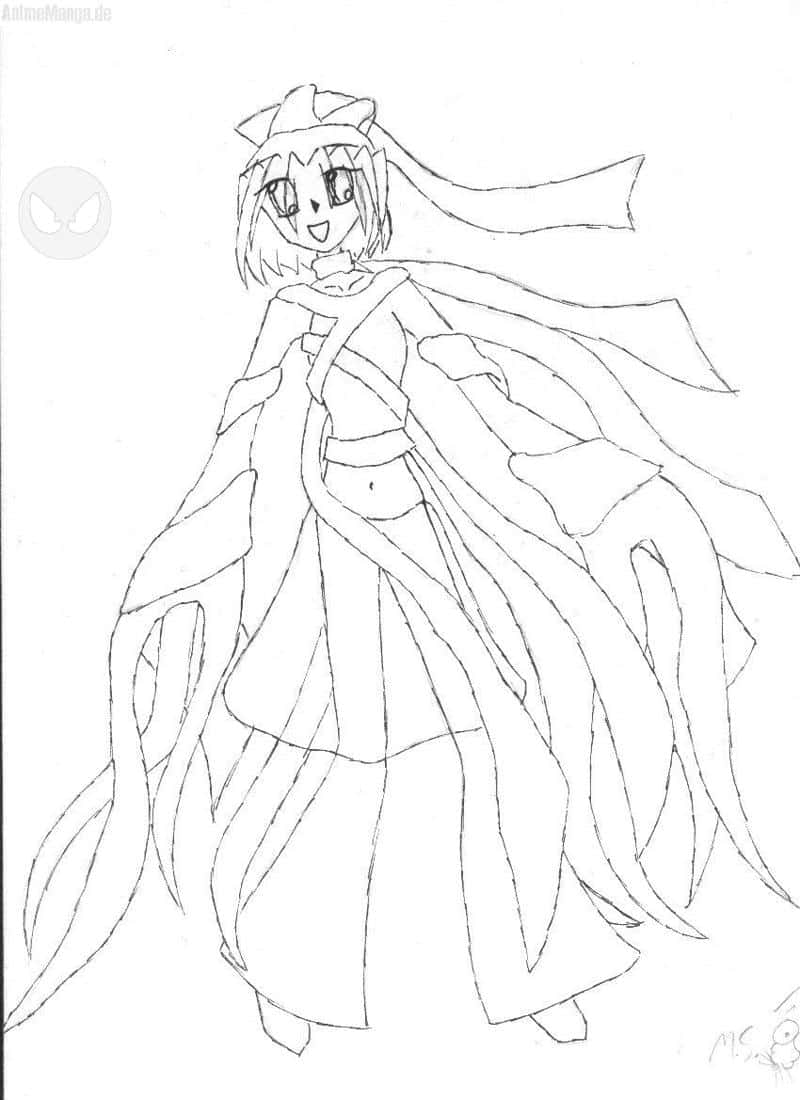 Mädel mit nem Bänder-Kleidchen ^^