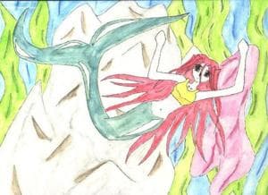 Né sweete, kleine Meerjungfrau