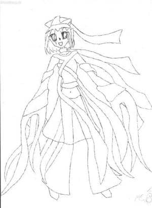 Mädel mit nem Bänder-Kleidchen ^^