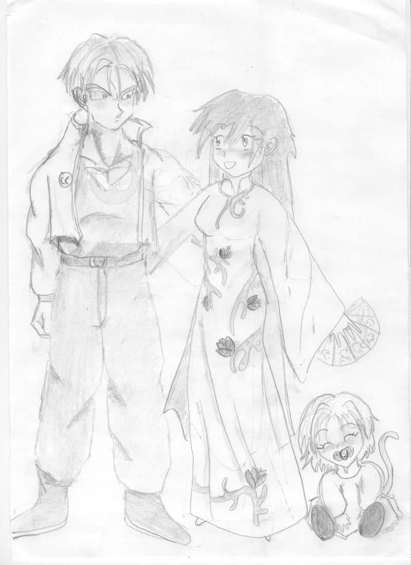 Trunks` lovely family!