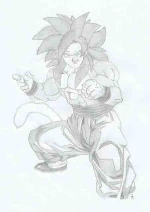 Son Goku als SSJ 4