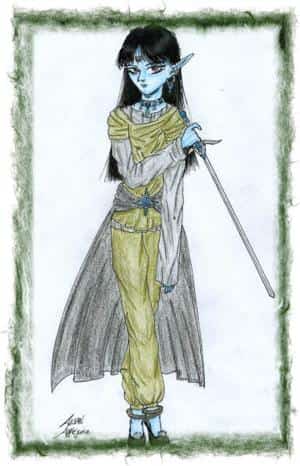 Elfenschwertkämpferin