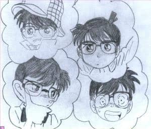 verschiedene Gesichter