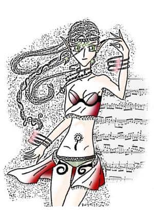 oriental dance(color)