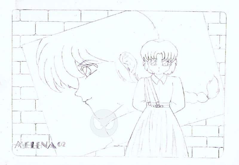 Ranma und Akane - Skizze