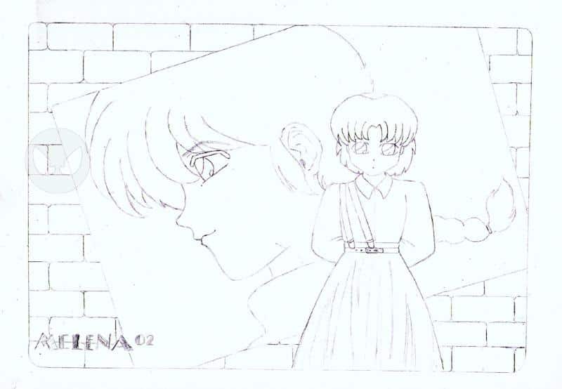 Ranma und Akane - Skizze