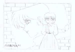 Ranma und Akane - Skizze