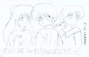 Frohe Weihnachten! - Skizze