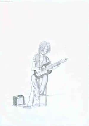 Mädel mit Geitarre[HILFE!!]