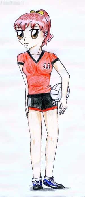 Volleyballspielerin