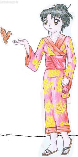 Japanisches Mädchen