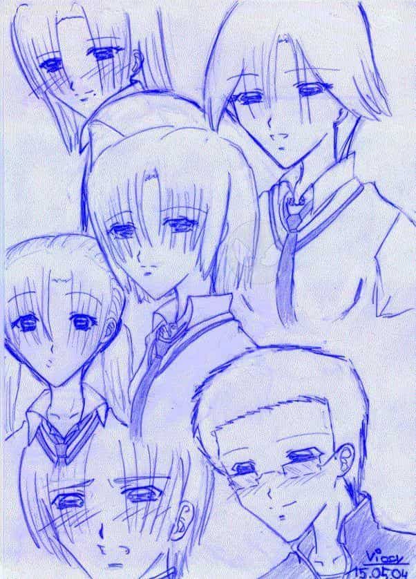 Kai, Sango, qwerttzizzi, Pika , Higa-sama und ich