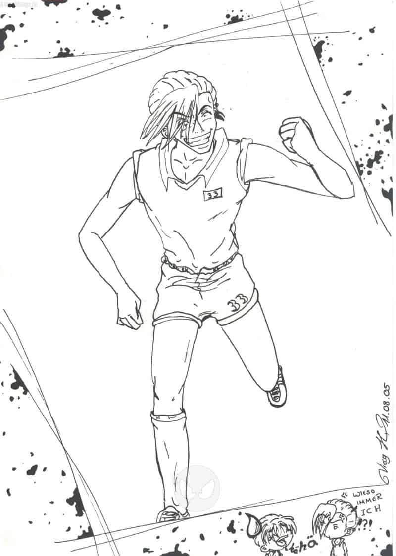 Kojiro ^o^o als begnadeter fußballer :P