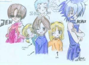 Gruppenbild mit sangolee, kai und mir ^-^