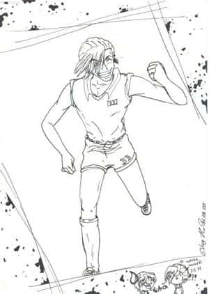 Kojiro ^o^o als begnadeter fußballer :P