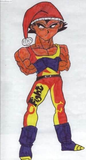 Vegeta mal ganz weihnachtlich