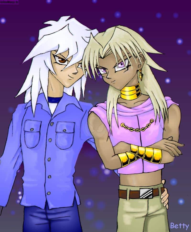 *Also das sieht schon besser aus* (Bakura & Malik)