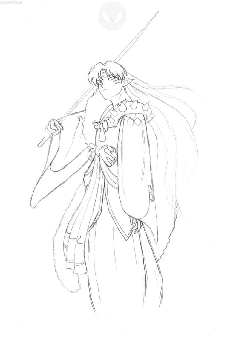 "Skizze zu Sesshomaru"