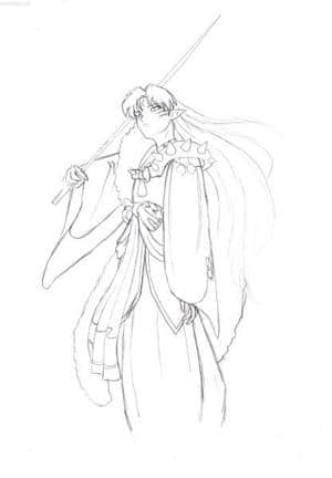 "Skizze zu Sesshomaru"