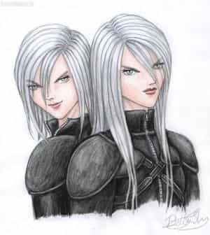 "Kadaju und Yazuu(2)" oder meinetwegen Kadaj und Yazoo^^