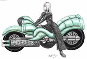 "Yazoo-sexy on bike"