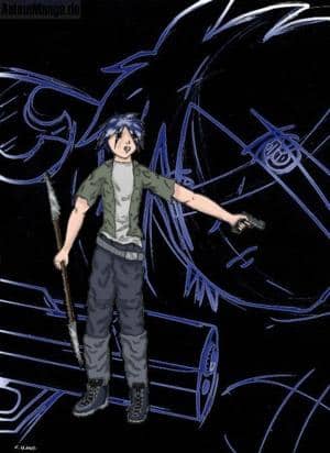 Irgendein Typ mit Waffe