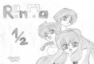 akane, ranma-chan und shampoo