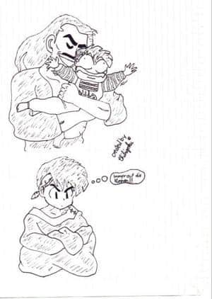 Das berühmt berüchtigte Schurrbartküsschen!