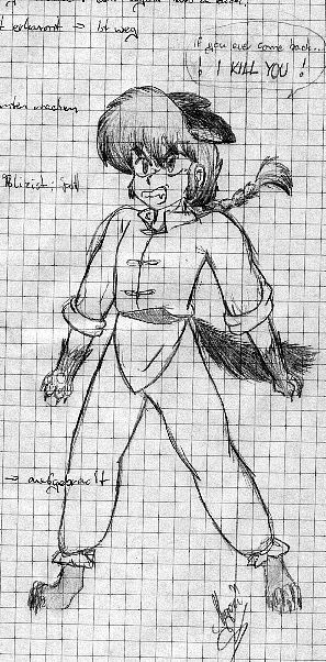 Ranma aus dem Deutschunterricht