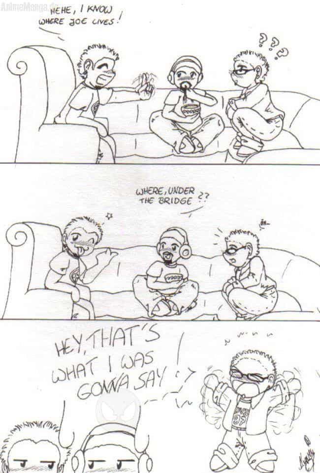 under the bridge..dum dum dum dum...under the bridge..