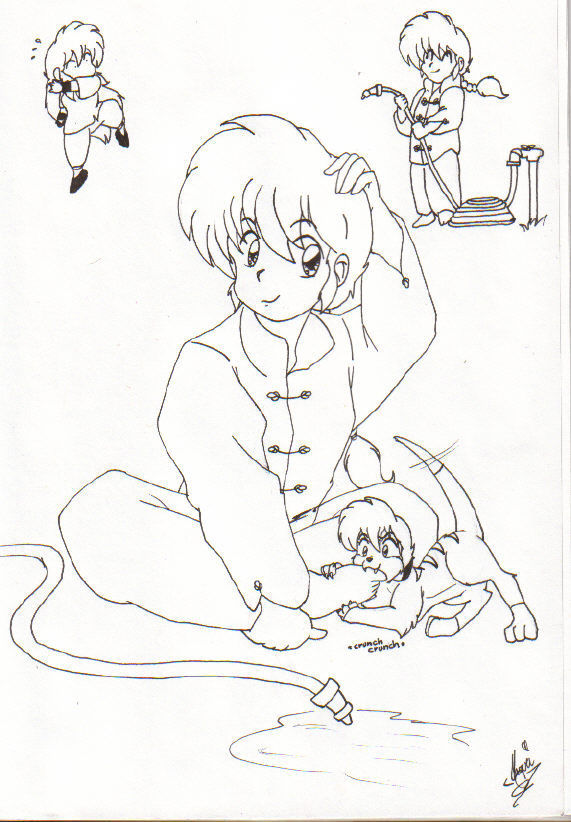 Maguzi Is Playing With Ranma?????