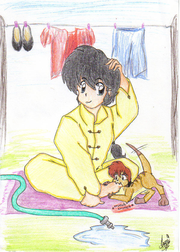 Maguzi Is Playing With Ranma????? - Colo