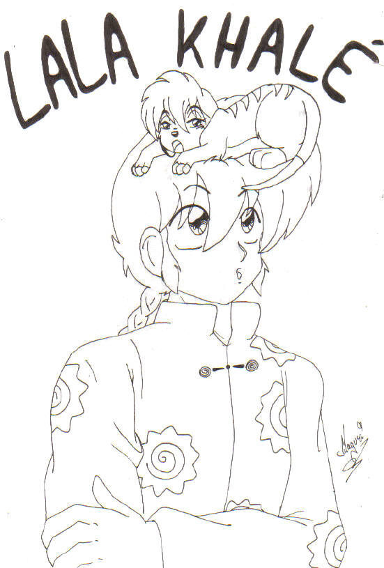 Lala Khalé" oder "Maguzi Is Sleeping On Ranma´s Head