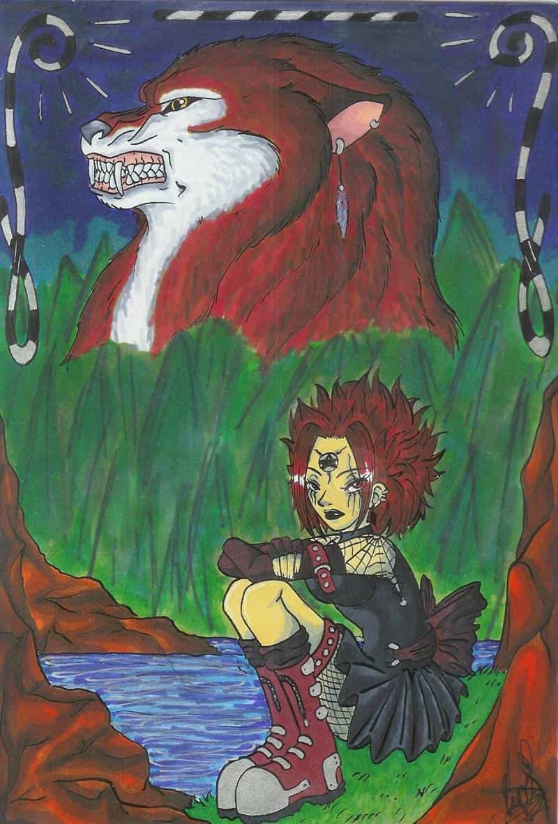 magu on the rocks >..O"