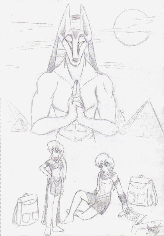 Ranma und Maguzi in Ägypten