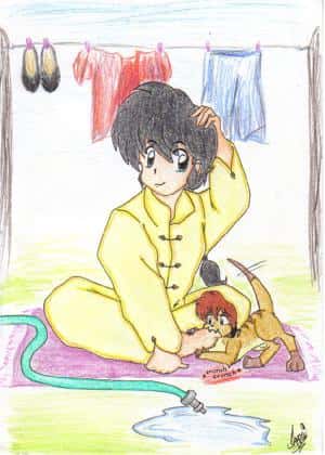 Maguzi Is Playing With Ranma????? - Colo